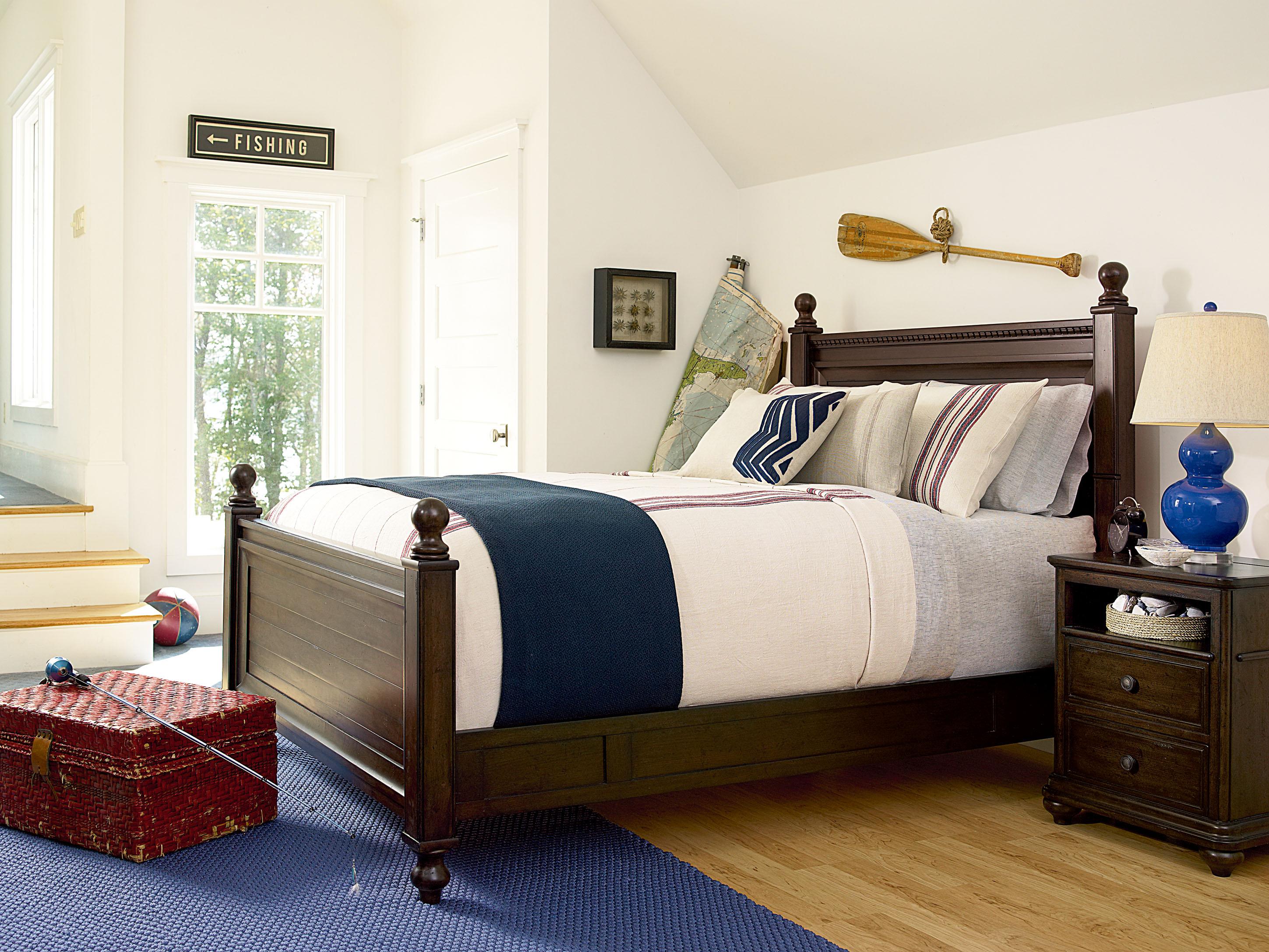 Smartstuff Guys Full Guy's Reading Low Post Bed Belfort Furniture